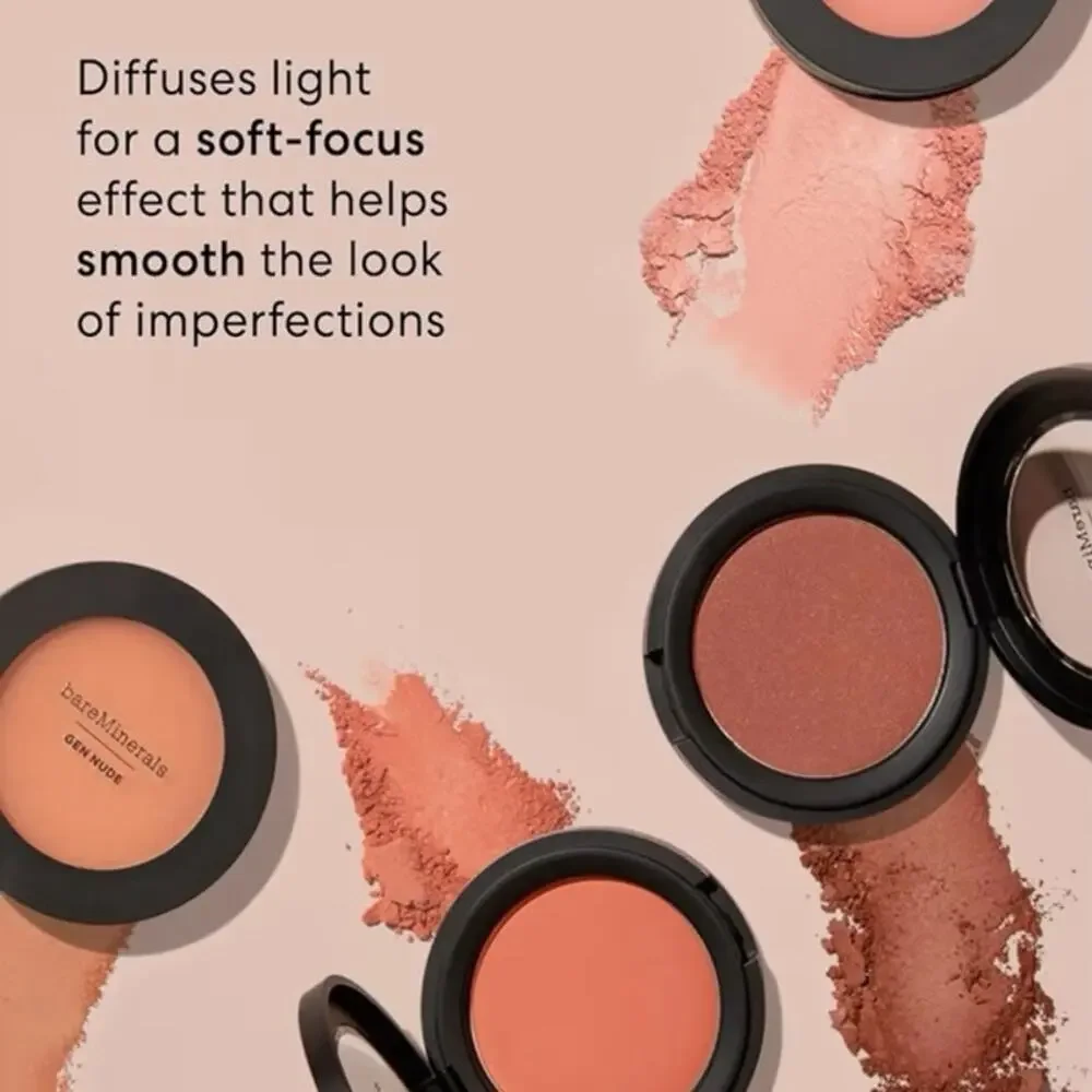 bareMinerals Gen Nude Powder Blush Pressed Blush Powder Pretty in Pink